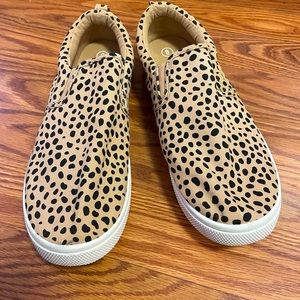 Cat & Jack animal print slip on sneakers